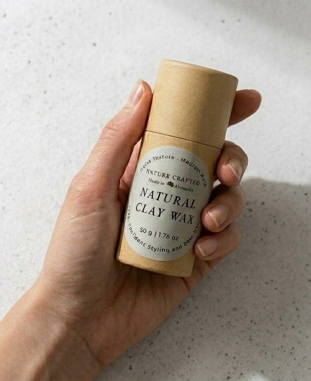 Shape & Smooth Duo — Natural Styling Clay Wax + Anti-Frizz Hair Oil